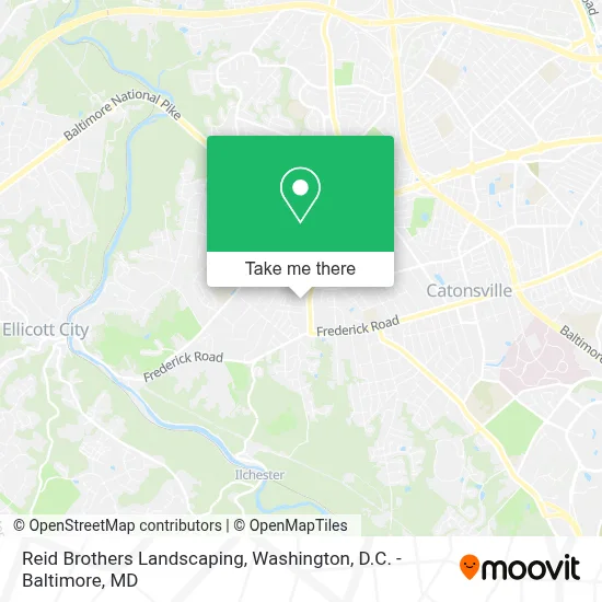 Reid Brothers Landscaping map