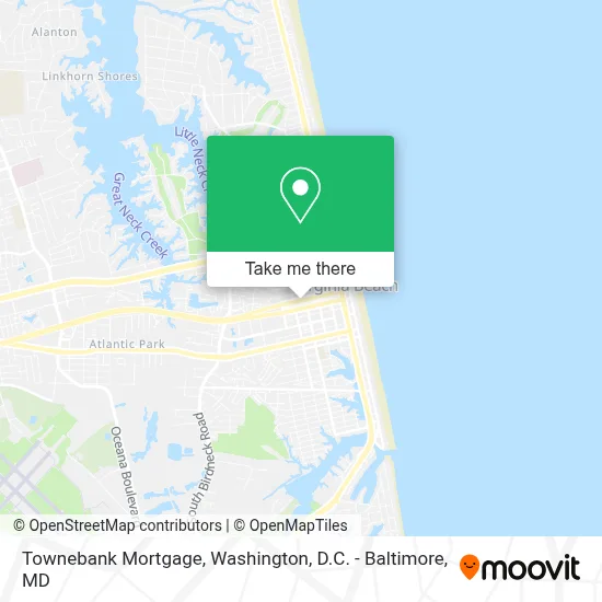 Townebank Mortgage map