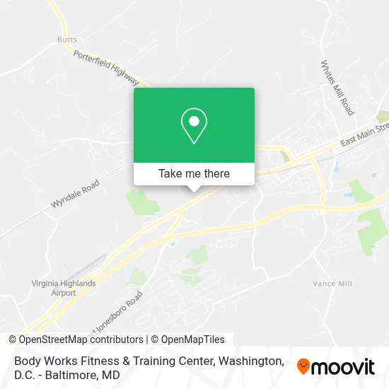 Body Works Fitness & Training Center map