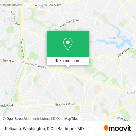 Pelicana map
