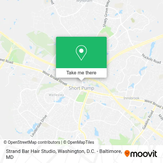 Strand Bar Hair Studio map