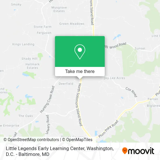 Little Legends Early Learning Center map