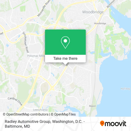 Radley Automotive Group map