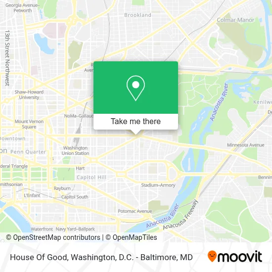 House Of Good map