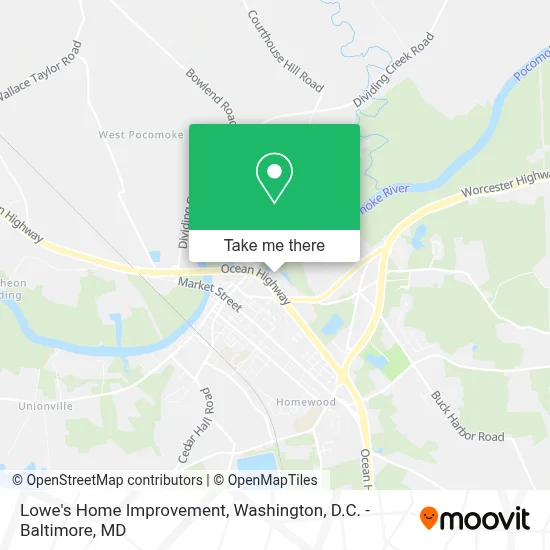 Lowe's Home Improvement map