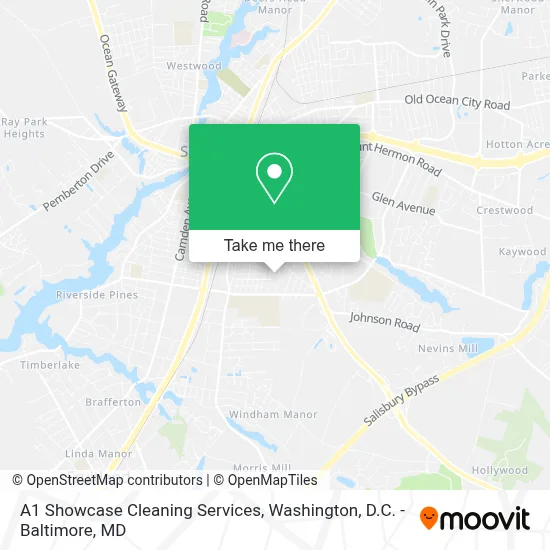 A1 Showcase Cleaning Services map
