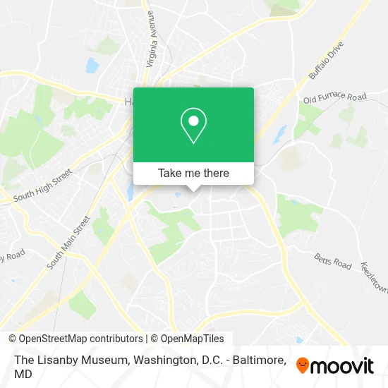 The Lisanby Museum map