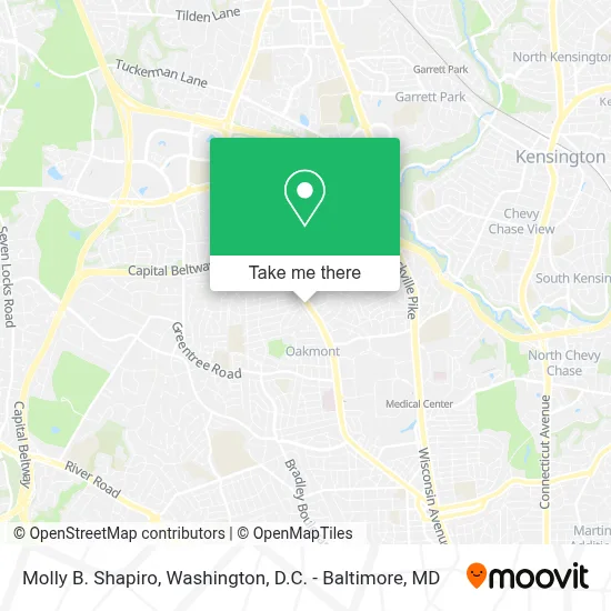 Molly B. Shapiro map