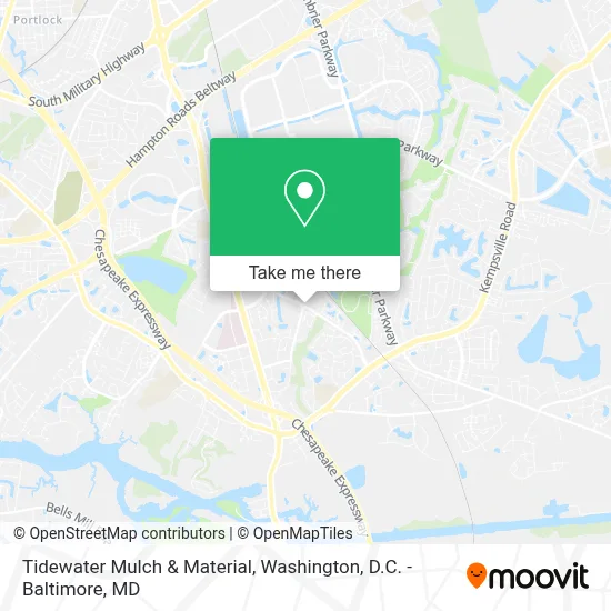 Tidewater Mulch & Material map