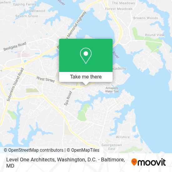 Level One Architects map