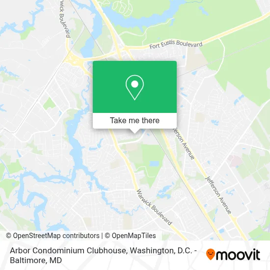 Arbor Condominium Clubhouse map