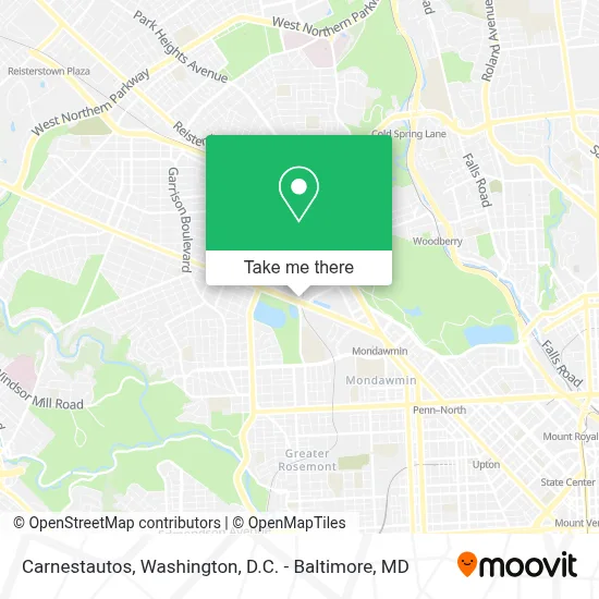 Carnestautos map