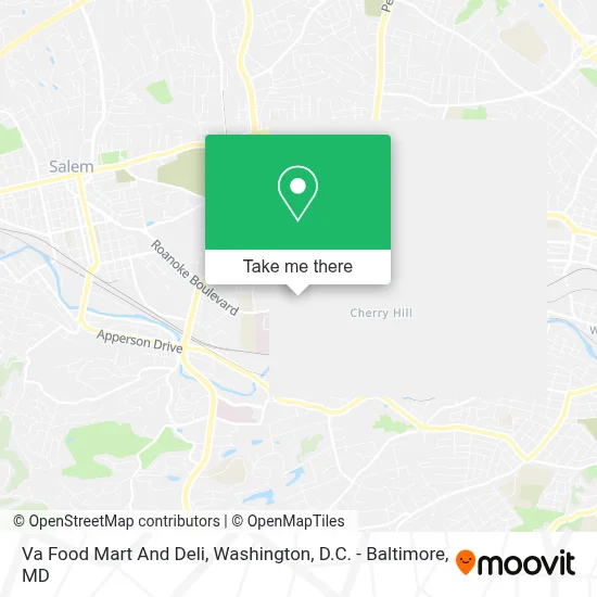 Va Food Mart And Deli map