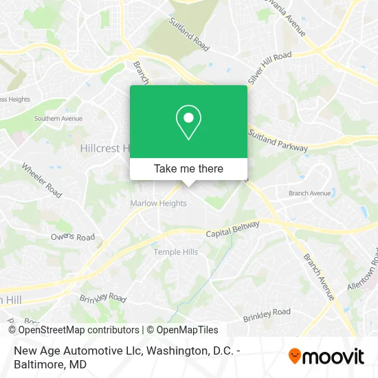 New Age Automotive Llc map