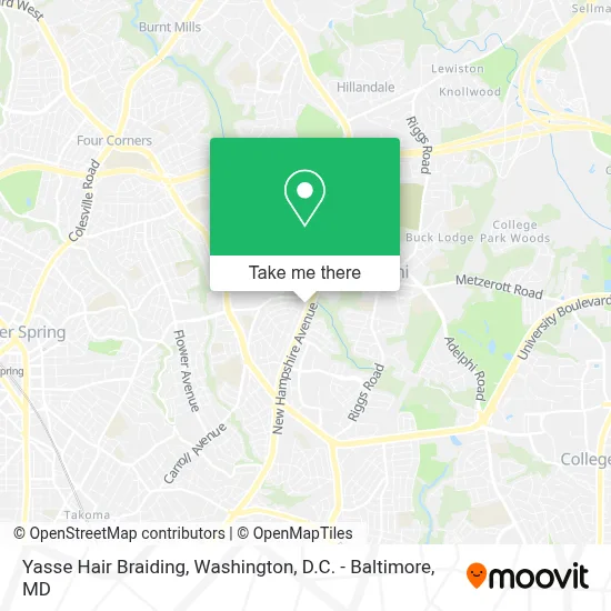 Yasse Hair Braiding map