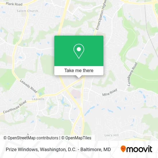 Prize Windows map