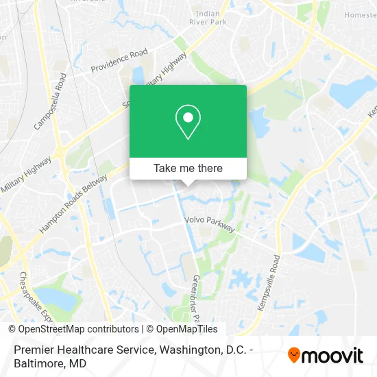 Premier Healthcare Service map