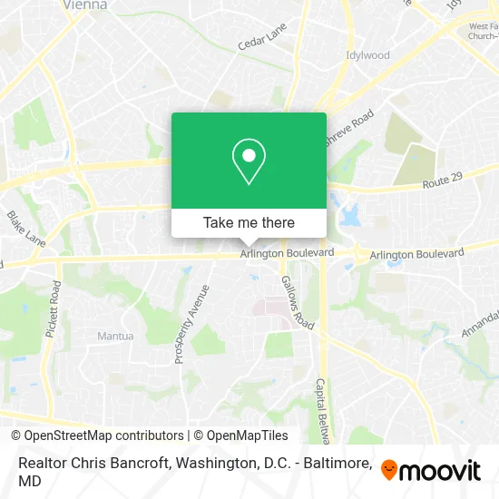 Realtor Chris Bancroft map
