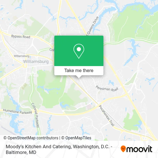 Moody's Kitchen And Catering map