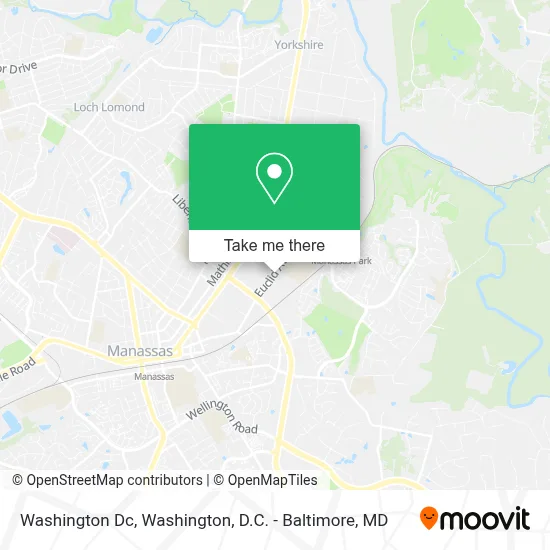 Washington Dc map