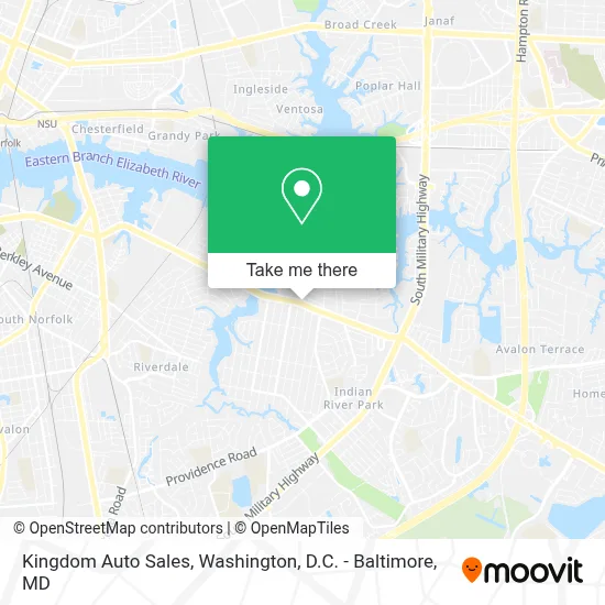 Kingdom Auto Sales map