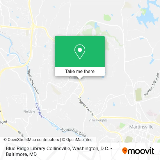 Blue Ridge Library Collinsville map