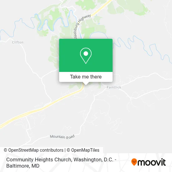 Community Heights Church map