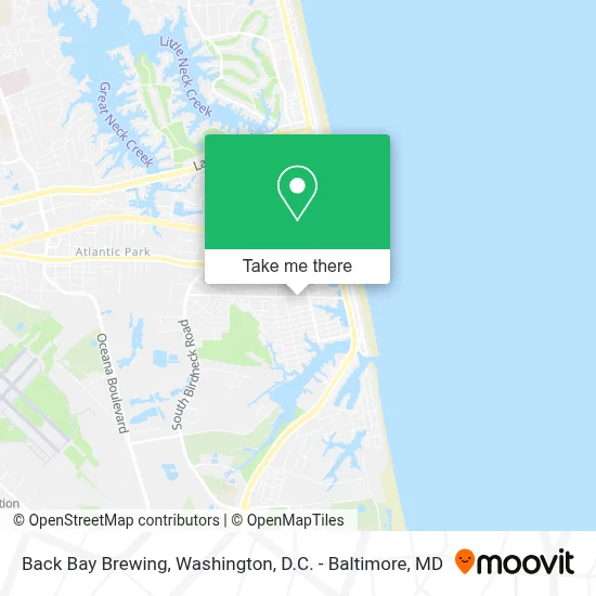 Back Bay Brewing map