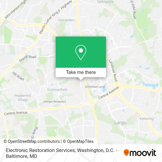 Electronic Restoration Services map