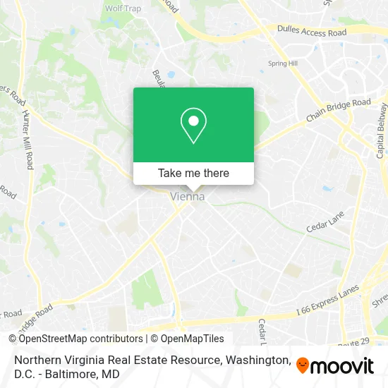Northern Virginia Real Estate Resource map
