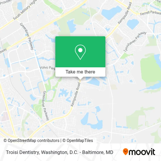 Troisi Dentistry map