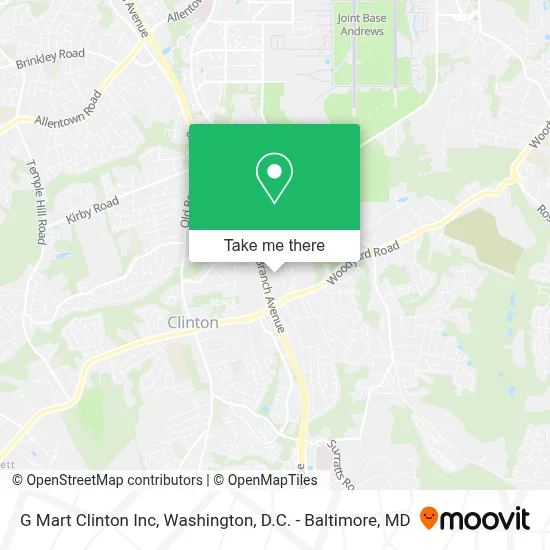 G Mart Clinton Inc map