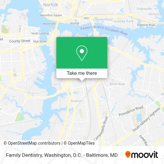 Family Dentistry map