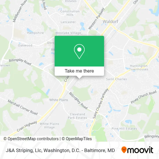 J&A Striping, Llc map