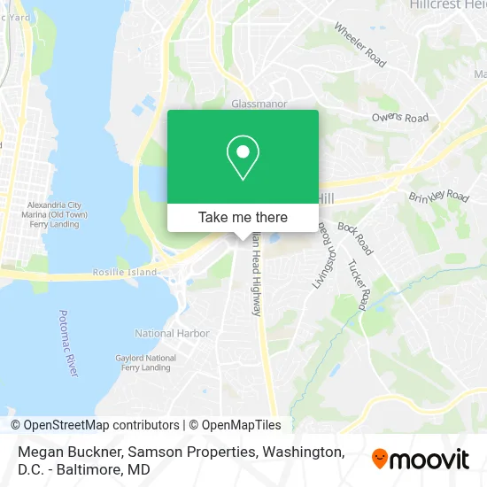 Megan Buckner, Samson Properties map