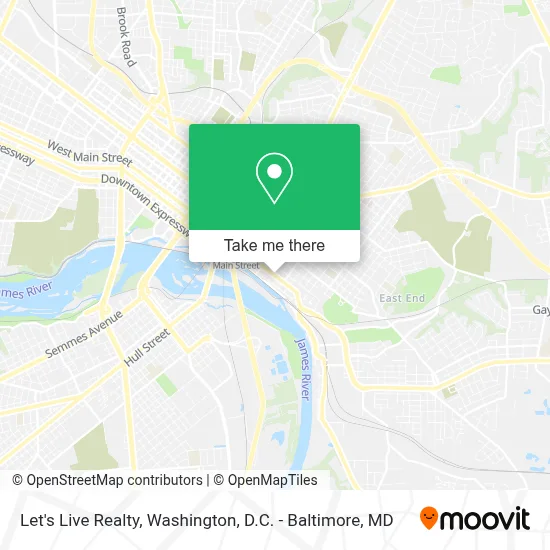 Let's Live Realty map