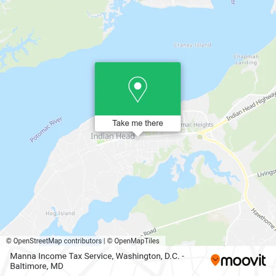 Manna Income Tax Service map