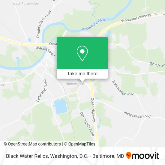 Black Water Relics map