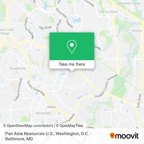 Pan Asia Resources U.S. map