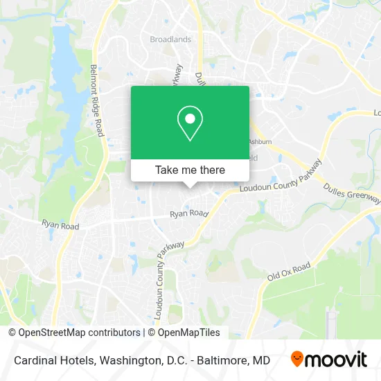 Cardinal Hotels map
