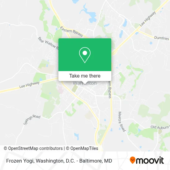 Frozen Yogi map