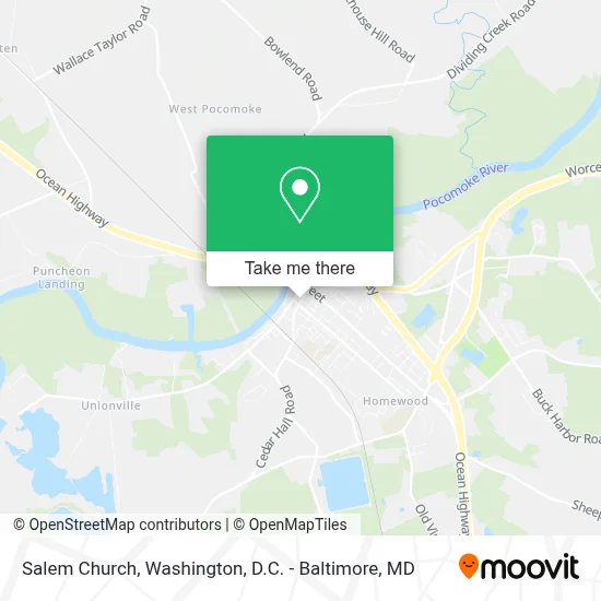 Salem Church map