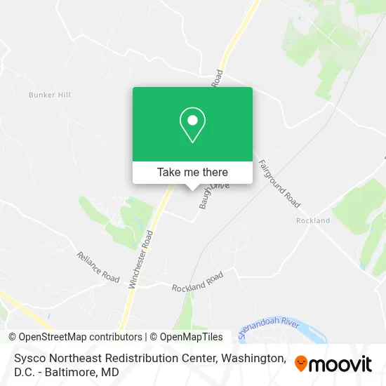 Sysco Northeast Redistribution Center map
