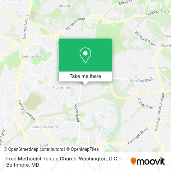 Free Methodist Telugu Church map