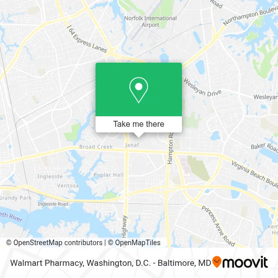 Walmart Pharmacy map