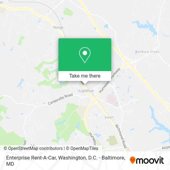 Enterprise Rent-A-Car map