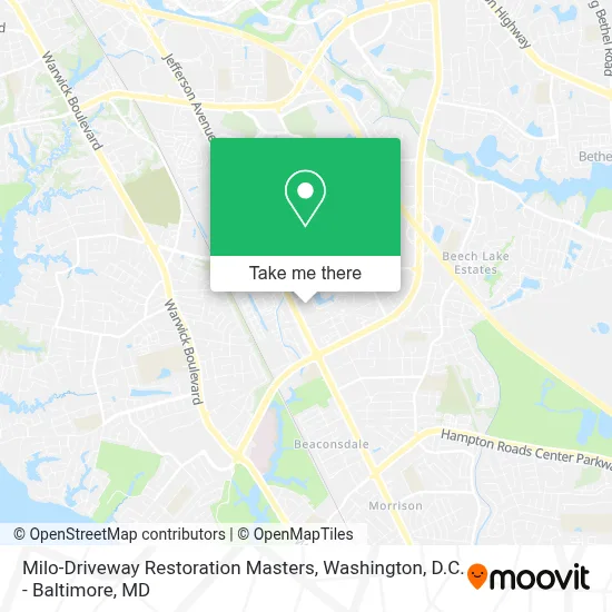 Milo-Driveway Restoration Masters map