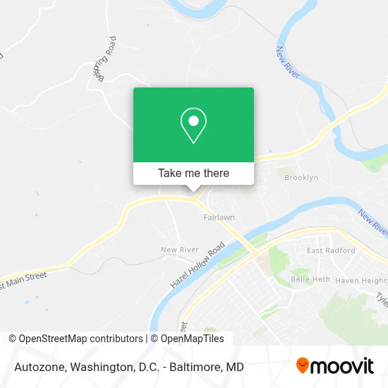 Autozone map