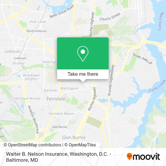 Walter B. Nelson Insurance map