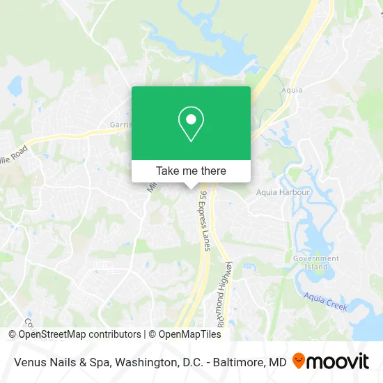 Venus Nails & Spa map